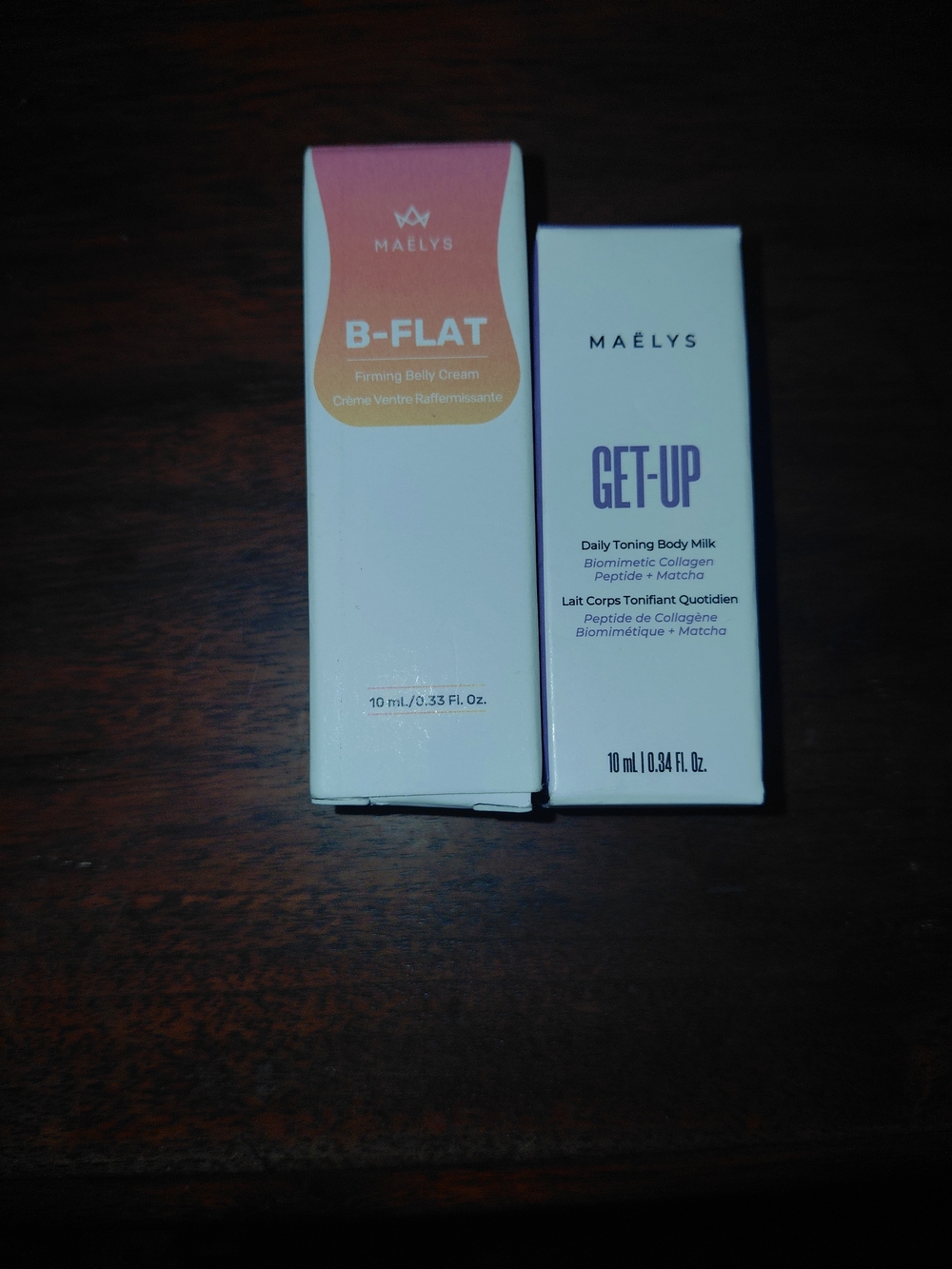 MAELYS B-FLAT & GET-UP Body Care Duo